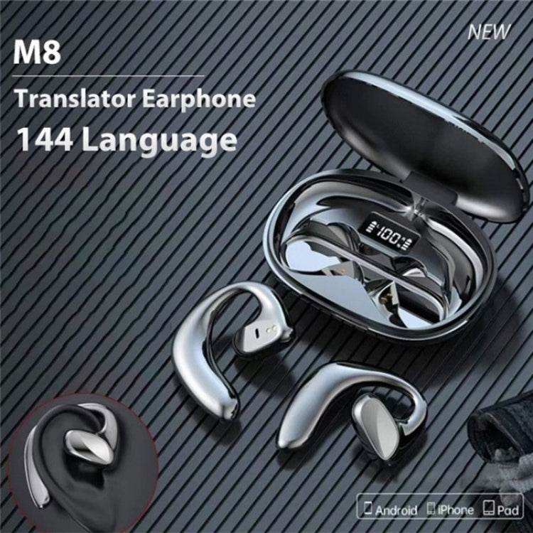 Auricolare Bluetooth M8 traduttore vocale con riduzione rumore