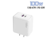 Caricatore USB 67W con ricarica rapida PD 33W US Plug