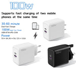 Caricabatterie USB 67W Type-C PD 33W con presa EU
