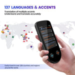 V600S WiFi AI Smart Translator Traduttore vocale touch screen da 3,5 pollici Traduzione di foto offline