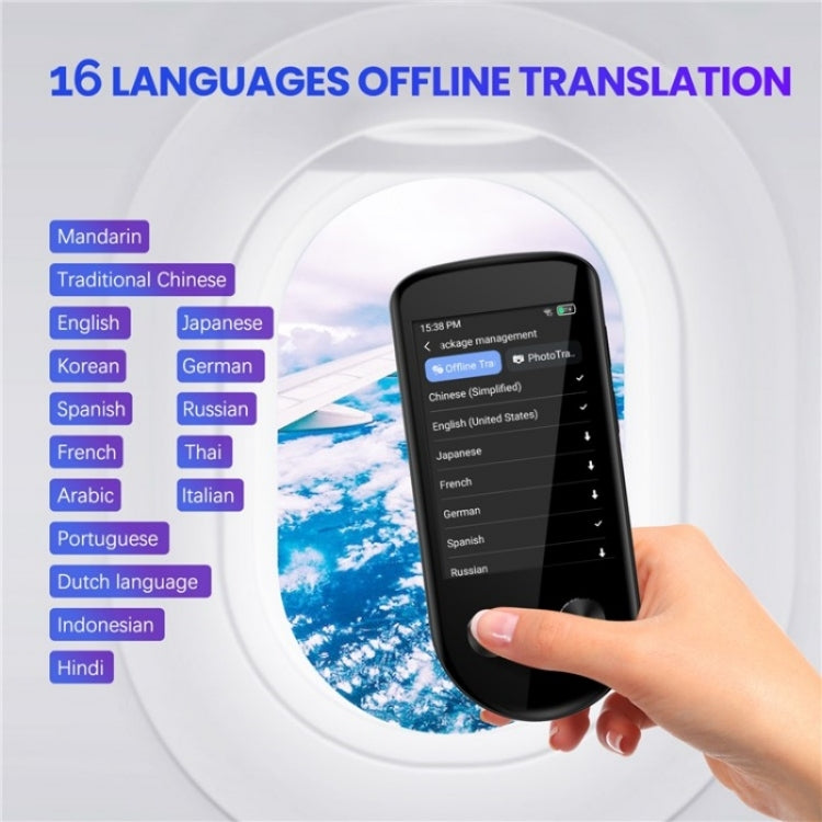 V600S WiFi AI Smart Translator Traduttore vocale touch screen da 3,5 pollici Traduzione di foto offline