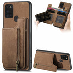 Custodia per telefono posteriore con cerniera in pelle retrò, For Samsung Galaxy A54 5G, For Samsung Galaxy A04 4G, For Samsung Galaxy M53 5G, For Samsung Galaxy M33