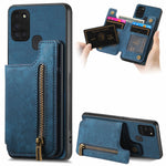 Custodia per telefono posteriore con cerniera in pelle retrò, For Samsung Galaxy A54 5G, For Samsung Galaxy A04 4G, For Samsung Galaxy M53 5G, For Samsung Galaxy M33