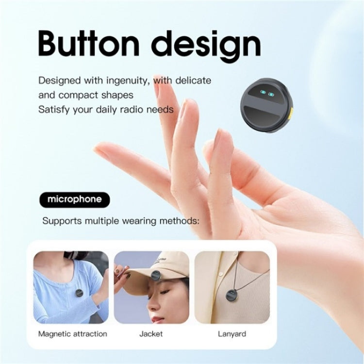 Microfono wireless lavalier SX21 con riduzione rumore ENC