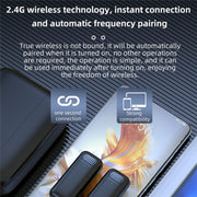 Microfono wireless lavalier K13 con ricevitore 8 pin