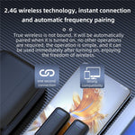 Microfono wireless lavalier K13 con ricevitore USB-C