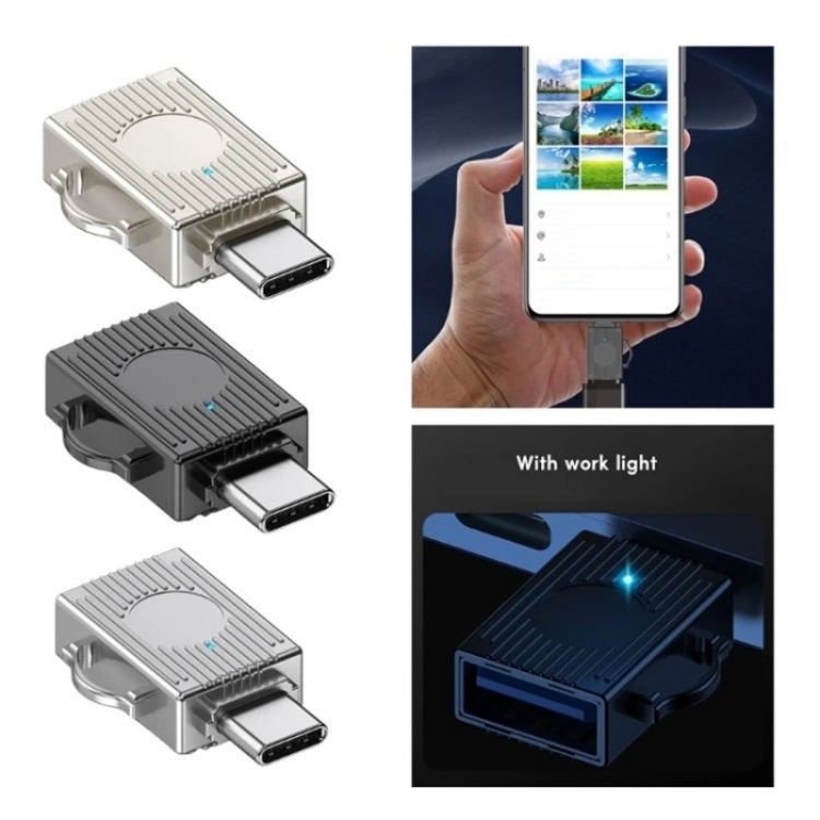 Adattatore OTG USB-A a Type-C 3.0 in lega di zinco
