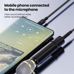 Cavo audio USB-C a jack 3,5 mm intrecciato 1,2 m