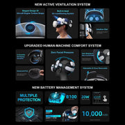 BOBOVR S3 Pro per Meta Quest 3 VR Fascia per la testa con batteria da 10000 mAh