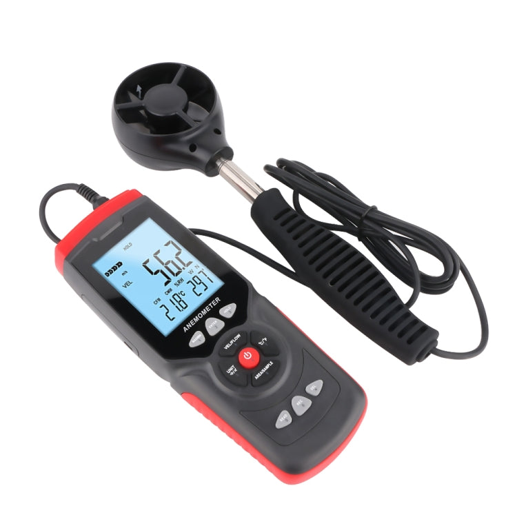 Anemometro digitale GT8907 per vento, temperatura e umidità
