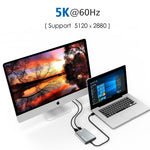 Adattatore doppio DisplayPort Thunderbolt 3 USB-C 8K