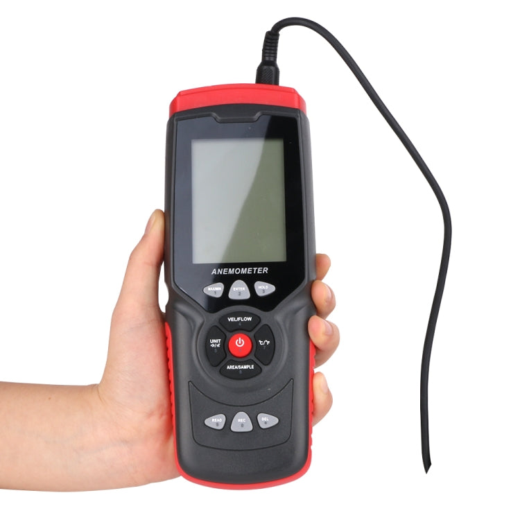 Anemometro digitale GT8907 per vento, temperatura e umidità