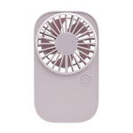 Ventilatore portatile ricaricabile con cordino e supporto