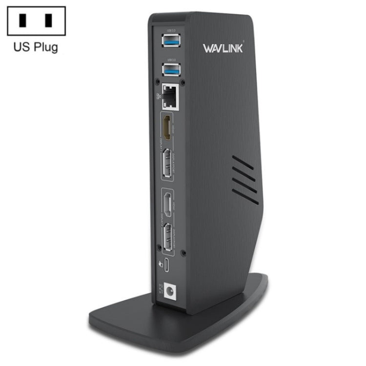 WAVLINK WL-UG69DK5 Laptop Adattatore doppio monitor 5K/4K 60Hz Docking station USB 3.0, US Plug, AU Plug, UK Plug, EU Plug