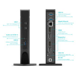WAVLINK WL-UG69DK5 Laptop Adattatore doppio monitor 5K/4K 60Hz Docking station USB 3.0, US Plug, AU Plug, UK Plug, EU Plug