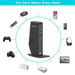 WAVLINK WL-UG69DK5 Laptop Adattatore doppio monitor 5K/4K 60Hz Docking station USB 3.0, US Plug, AU Plug, UK Plug, EU Plug