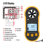 Mini anemometro digitale RZ818 con display retroilluminato