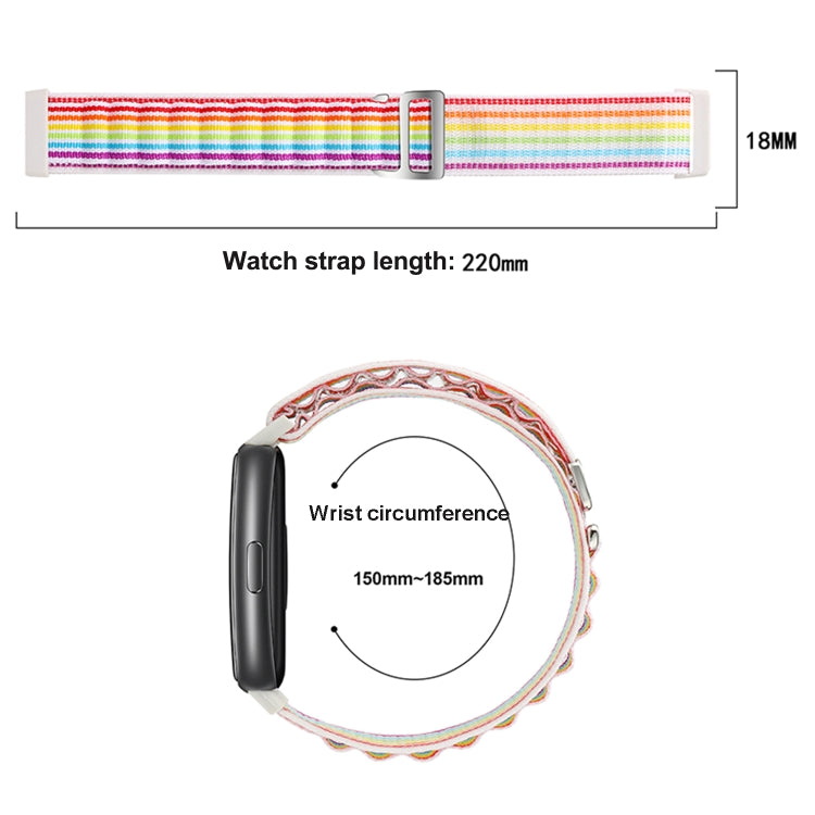 Per cinturino in nylon ad anello Huawei Band 8/9