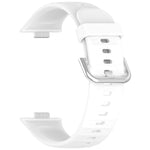 Cinturino sportivo in silicone con fibbia argento, For Huawei Watch Fit4 / Fit4 Pro / Fit3