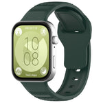 Cinturino per orologio sportivo in silicone con texture a pois ondulati, For Huawei Watch Fit 3
