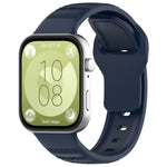 Cinturino per orologio sportivo in silicone con texture a pois ondulati, For Huawei Watch Fit 3