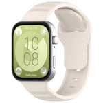 Cinturino per orologio sportivo in silicone con texture a pois ondulati, For Huawei Watch Fit 3