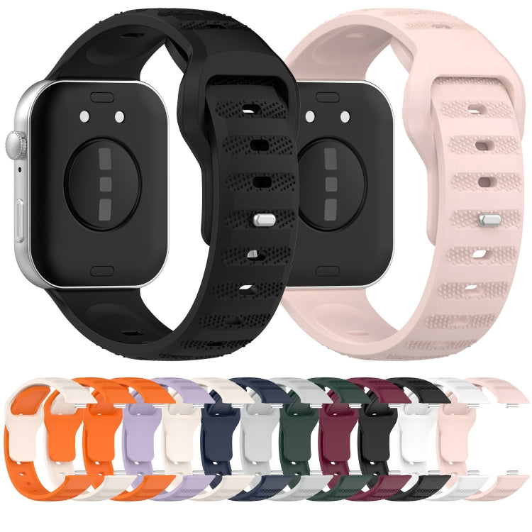 Cinturino per orologio sportivo in silicone con texture a pois ondulati, For Huawei Watch Fit 3