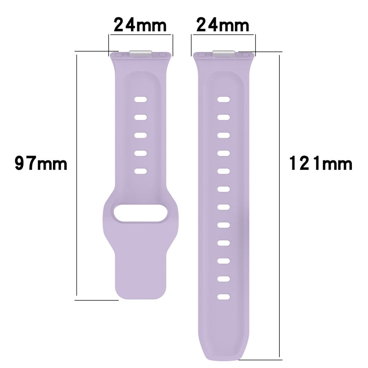 Cinturino per orologio sportivo in silicone con texture a pois ondulati, For Huawei Watch Fit 3