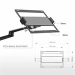 Supporto per laptop con staffa rialzata per monitor doppio computer con supporto da tavolo OL-10T, OL-10T