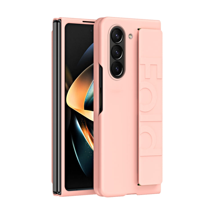 Custodia per telefono con cover posteriore con impugnatura elastica per il polso, For Galaxy Z Fold8 5G, For Galaxy Z Fold8 Ultra 5G, For Galaxy Z Fold7 5G, For Galaxy Z Fold6 5G