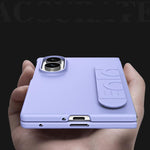 Custodia per telefono con cover posteriore con impugnatura elastica per il polso, For Galaxy Z Fold8 5G, For Galaxy Z Fold8 Ultra 5G, For Galaxy Z Fold7 5G, For Galaxy Z Fold6 5G