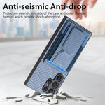 Custodia con borsa elastica per carte e supporto pieghevole per Samsung Galaxy