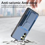 Custodia telefono con borsa elastica e supporto pieghevole in fibra di carbonio
