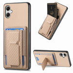 Custodia telefono con borsa elastica e supporto pieghevole in fibra di carbonio