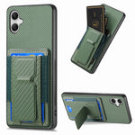 Custodia telefono con borsa elastica e supporto pieghevole in fibra di carbonio