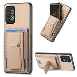 Custodia con borsa elastica per carte e supporto pieghevole per Samsung Galaxy