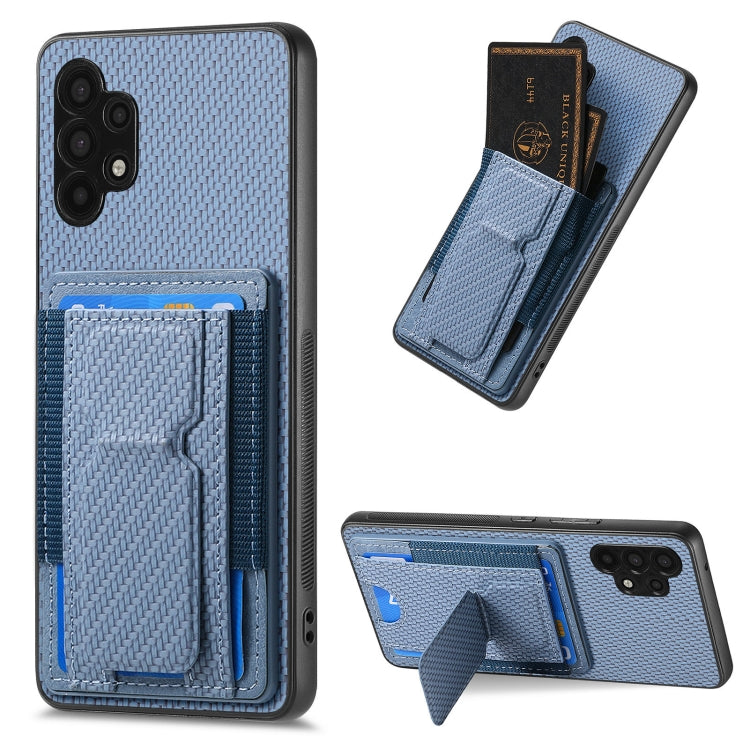 Custodia con borsa elastica per carte e supporto pieghevole per Samsung Galaxy
