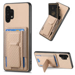 Custodia con borsa elastica per carte e supporto pieghevole per Samsung Galaxy