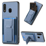 Custodia con borsa elastica e supporto pieghevole per Samsung Galaxy A70 e A70s