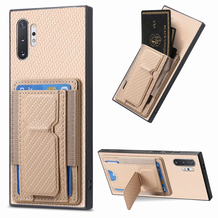Custodia per telefono con borsa elastica per carte e supporto pieghevole in