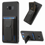 Custodia con borsa elastica e supporto pieghevole per Samsung Galaxy A70 e A70s