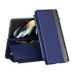 Custodia per telefono in pelle ad adsorbimento elettrolitico laterale con slot per penna, For Galaxy Z Fold8 Ultra 5G, For Galaxy Z TriFold, For Galaxy Z Fold7 5G, For Galaxy Z Fold6 5G