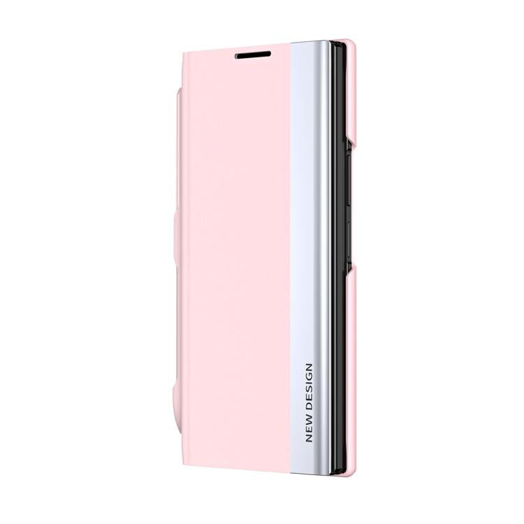 Custodia per telefono in pelle ad adsorbimento elettrolitico laterale con slot per penna, For Galaxy Z Fold8 Ultra 5G, For Galaxy Z TriFold, For Galaxy Z Fold7 5G, For Galaxy Z Fold6 5G