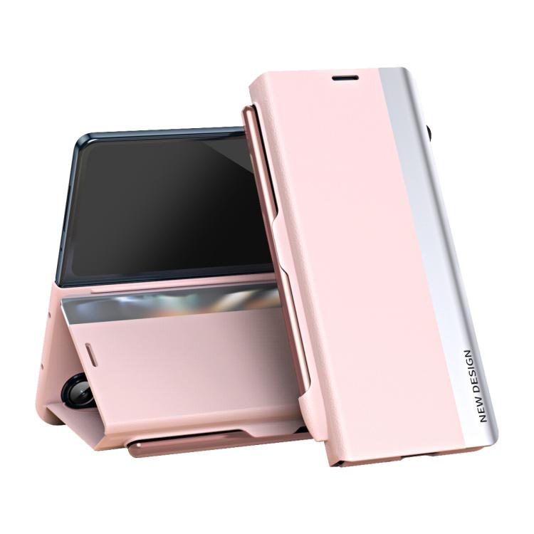 Custodia per telefono in pelle ad adsorbimento elettrolitico laterale con slot per penna, For Galaxy Z Fold8 Ultra 5G, For Galaxy Z TriFold, For Galaxy Z Fold7 5G, For Galaxy Z Fold6 5G