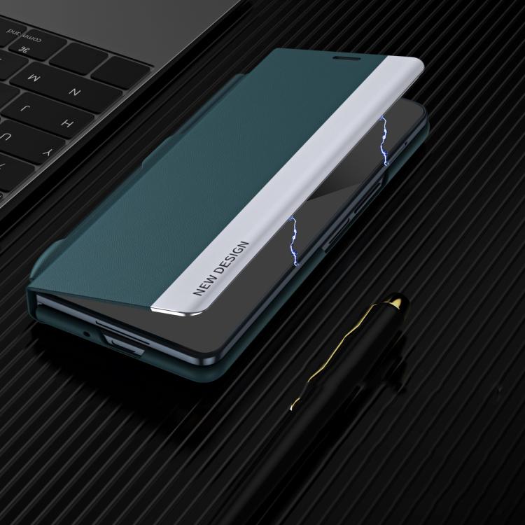 Custodia per telefono in pelle ad adsorbimento elettrolitico laterale con slot per penna, For Galaxy Z Fold8 Ultra 5G, For Galaxy Z TriFold, For Galaxy Z Fold7 5G, For Galaxy Z Fold6 5G