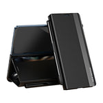 Custodia per telefono in pelle ad adsorbimento elettrolitico laterale con slot per penna, For Galaxy Z Fold8 Ultra 5G, For Galaxy Z TriFold, For Galaxy Z Fold7 5G, For Galaxy Z Fold6 5G