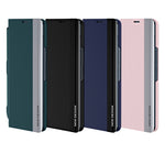 Custodia per telefono in pelle ad adsorbimento elettrolitico laterale con slot per penna, For Galaxy Z Fold8 Ultra 5G, For Galaxy Z TriFold, For Galaxy Z Fold7 5G, For Galaxy Z Fold6 5G