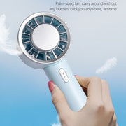 WX-633 Ventilatore portatile estivo a 3 velocità Ventilatore da tavolo a compressione fredda a semiconduttore, WX-633 (White), WX-633 (Baby Blue), WX-633 (Navy Blue)