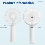 Ventilatore portatile ricaricabile 1200mAh F35
