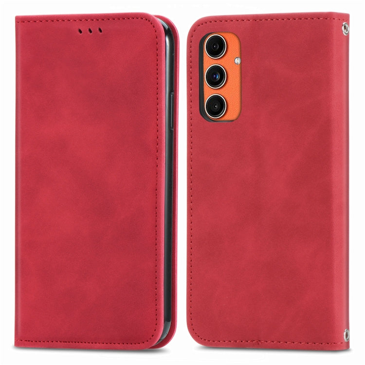 Custodia pelle magnetica retrò per Samsung Galaxy A36 5G